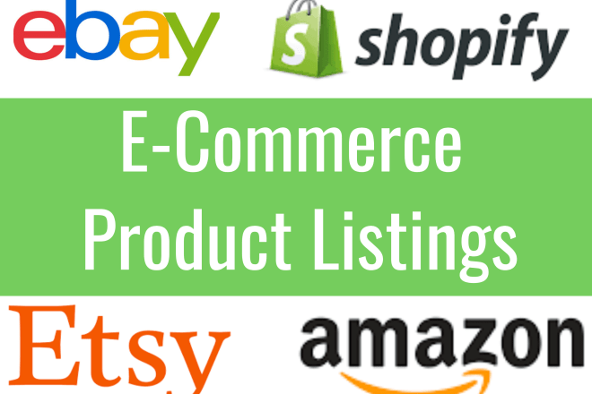 I will write SEO ebay, amazon,shopify product listing to help generate more sales