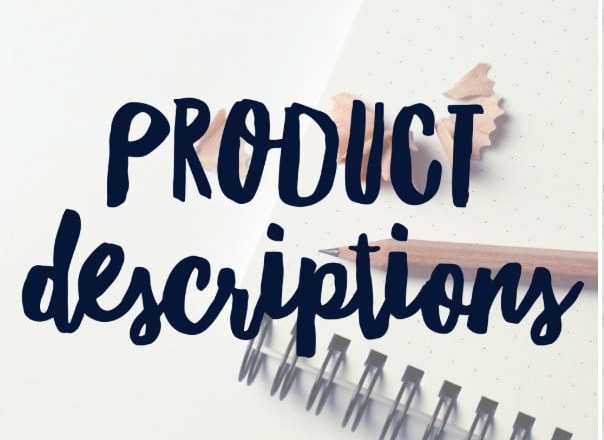 I will write shopify, amazon, ebay and other product description