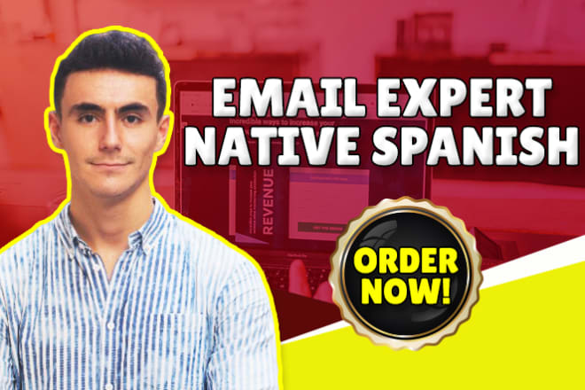 I will write short but effective emails in spanish
