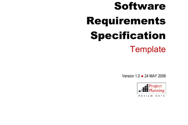 I will write software requirement specification or srs document