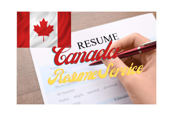 I will write you a canadian job resume format