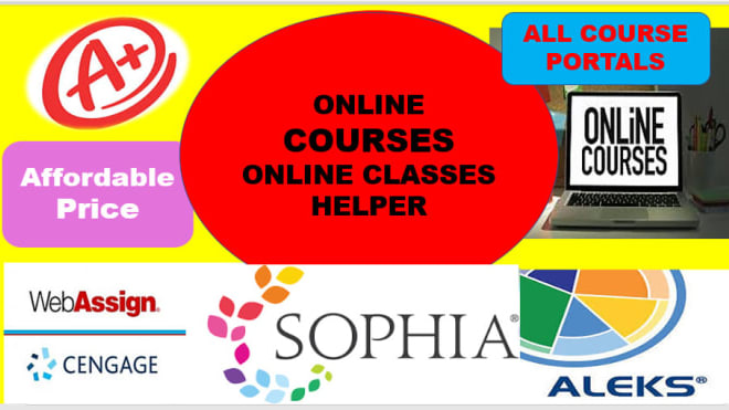 I will assist you in online lessons,classes and courses