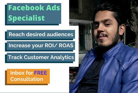 I will be your facebook marketer and analyst