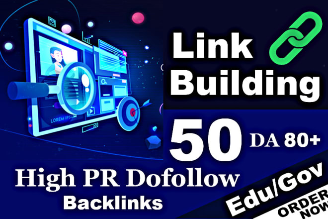 I will best usa pr9,edu dofollow seo profile backlinks service link building