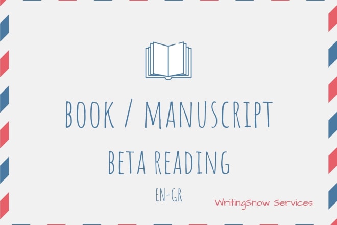 I will beta read your book