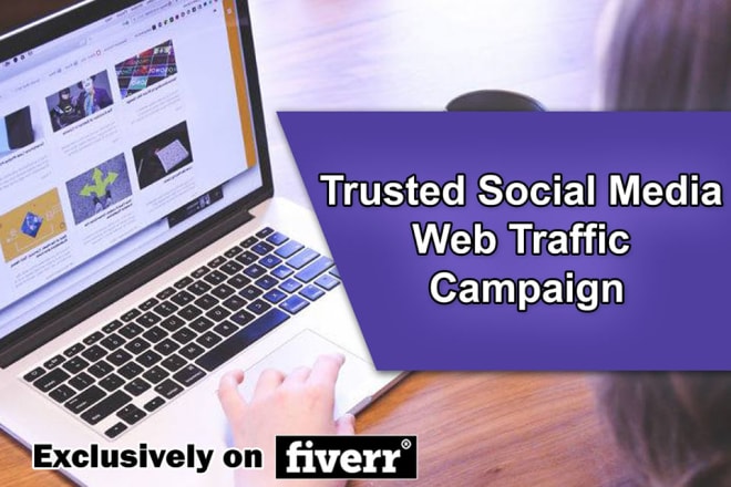 I will boost trusted social media web traffic campaign