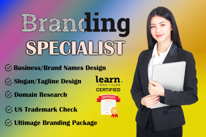 I will brainstorm business name, brand name, company name ideas with slogan