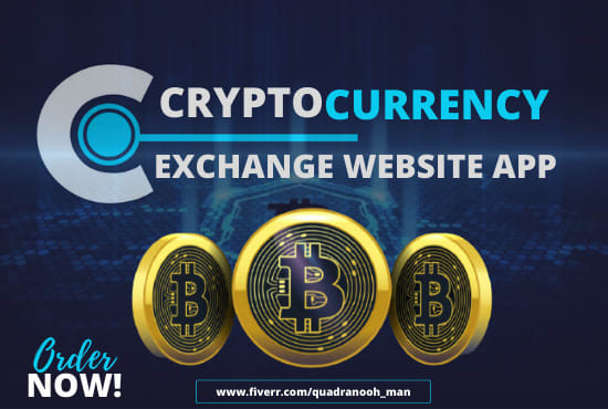 I will build multi cryptocurrency exchange website app and crypto website app