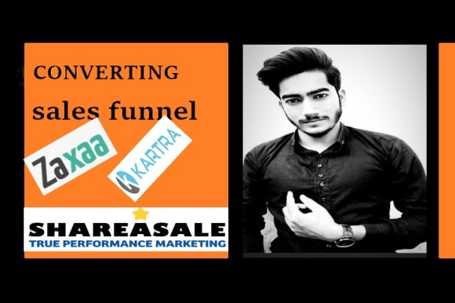 I will build sales funnel in kartra, zaxaa