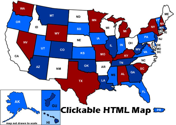 I will clickable HTML map or email signature