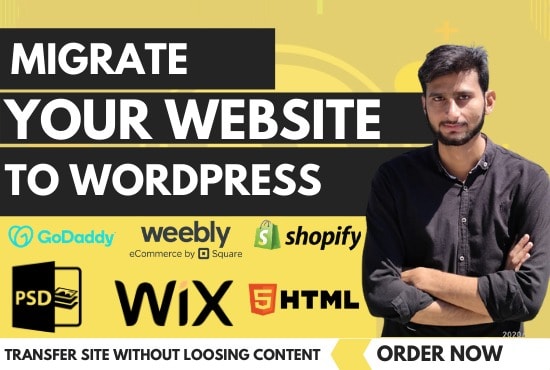 I will clone your wix, weebly and squarespace website on wordpress