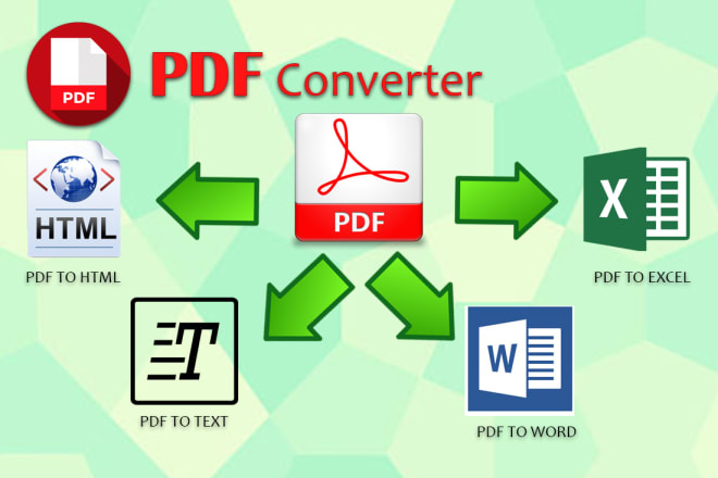 I will convert PDF to word excel and create fillable PDF forms