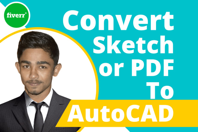 I will convert sketch or PDF to autocad, architectural floor plan