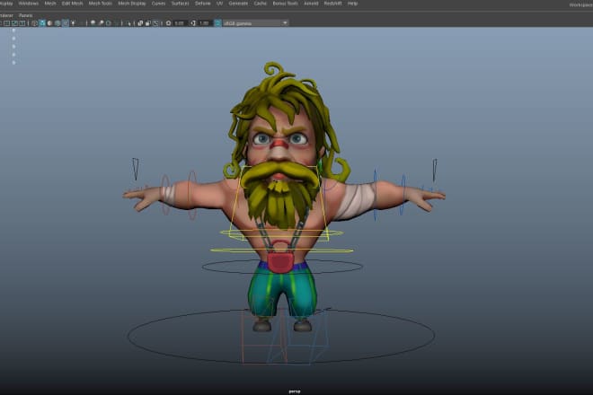 I will create 3d animation and rigging in maya