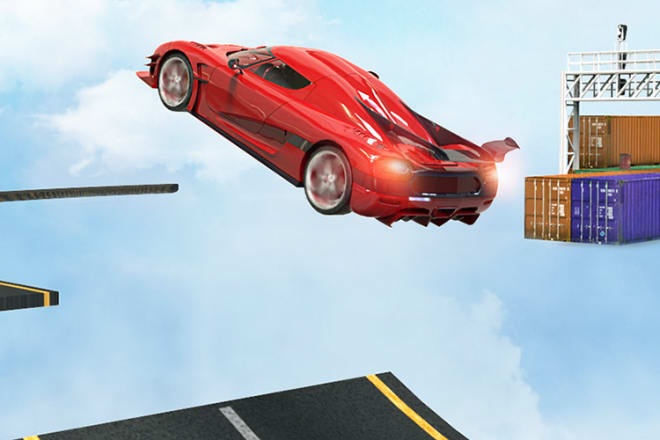 I will create 3d car stunt racing game for you