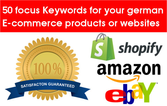 I will create 50 focus keywords for your product