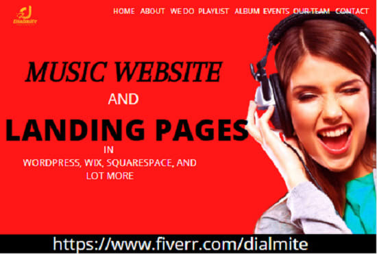 I will create a new fashioned music website