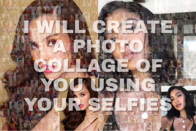 I will create a photo portrait mosaic