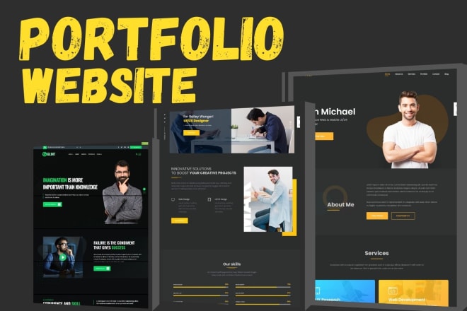 I will create a worthy portfolio resume personal wordpress website