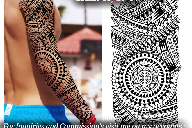 I will create an original polynesian tattoo design for you