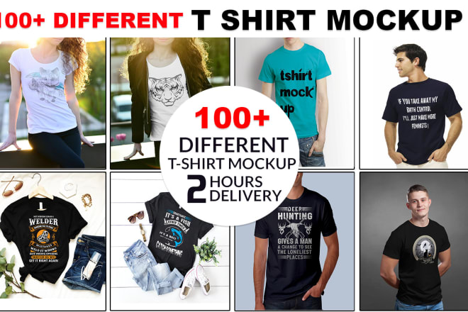 I will create awesome realistic hd t shirt mockup and fast delivery