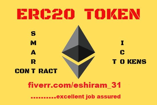 I will create binance level erc20 token and smart contract for ico and defi