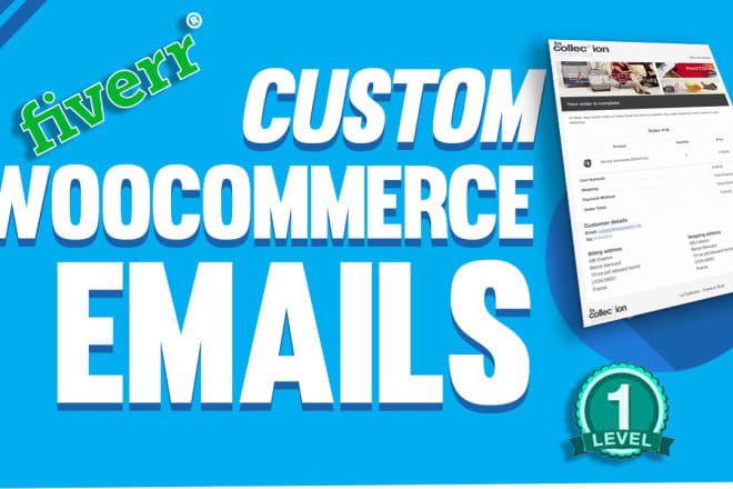 I will create custom email templates for woocommerce