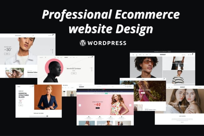 I will create ecommerce website online store wordpress woocommerce