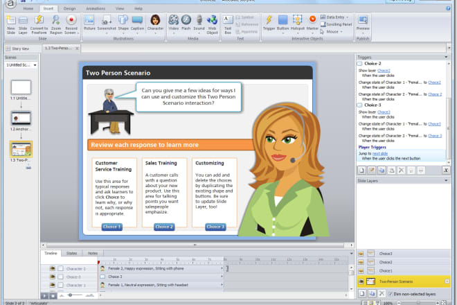 I will create elearning courses articulate