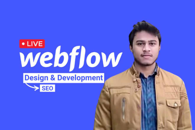 I will create high converting landing page in webflow