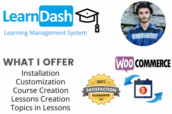 I will create, install, customize your online course elearning website with learndash