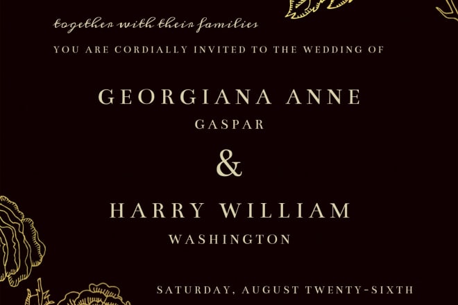 I will create invitations card for special events and greeting