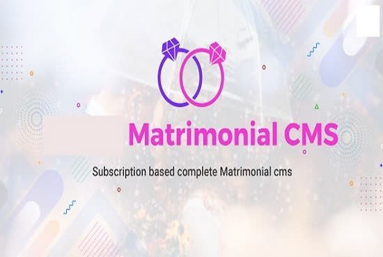 I will create matrimonial cms website
