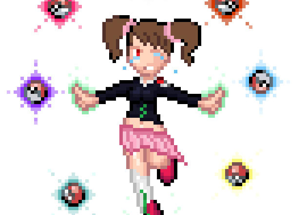 I will create pokemon trainer sprites for you