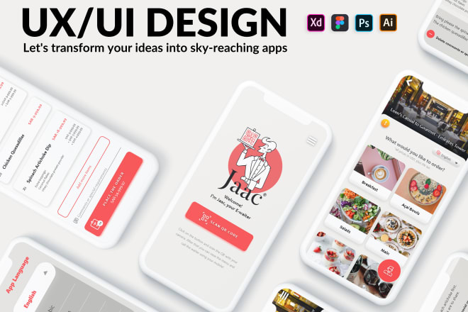 I will create professional UI UX designs for mobile app