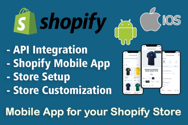 I will create shopify store api for your mobile app