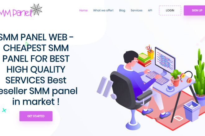 I will create smm panel for you
