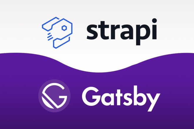 I will create static website using gatsby with headless cms strapi