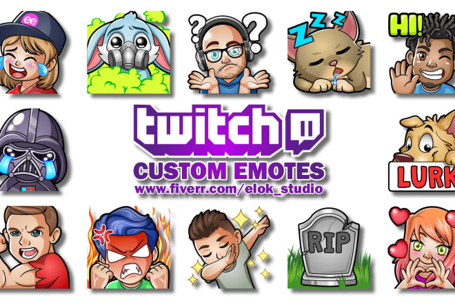 I will create unique twitch emotes