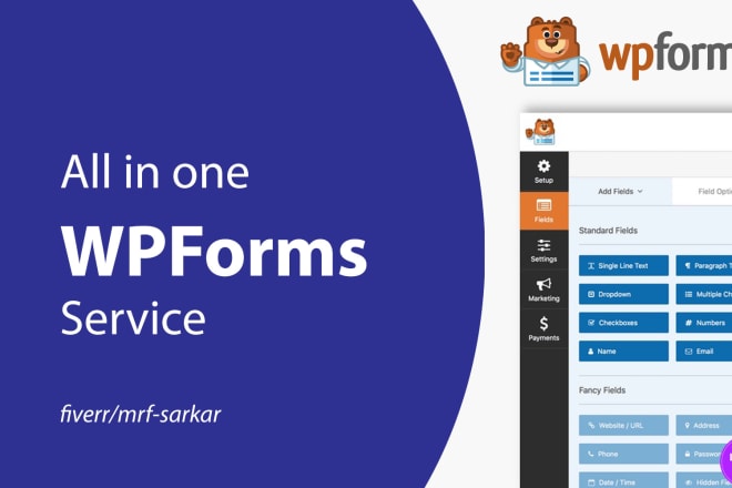 I will create wordpress form using wpforms