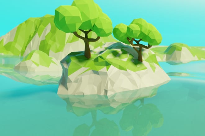 I will design 3d models in low poly and high poly in blender