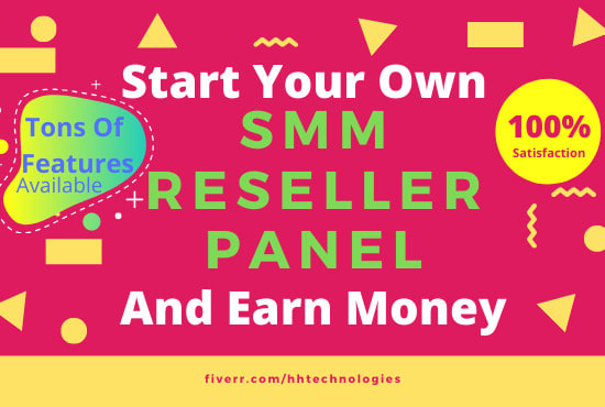 I will design a function rich and beautiful smm reseller panel