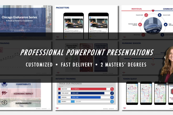 I will design a visually captivating and coherent presentation