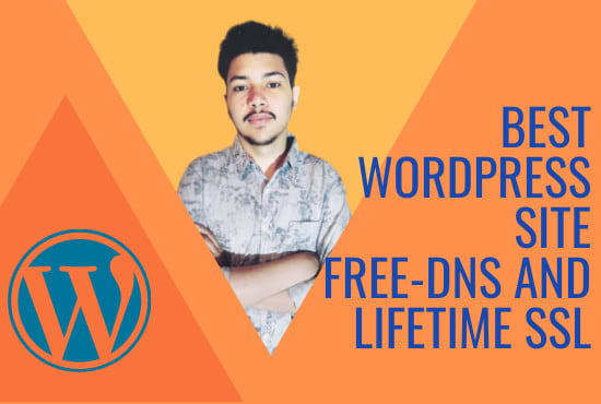 I will design a wordpress site with best features and SEO with free SSL and dns