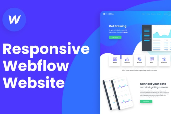 I will design and build a stunning website with webflow at minimalistic price