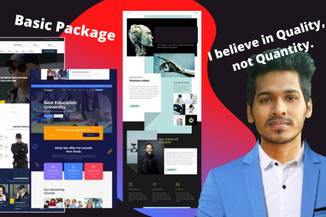I will design and develop divi website or landing page with license