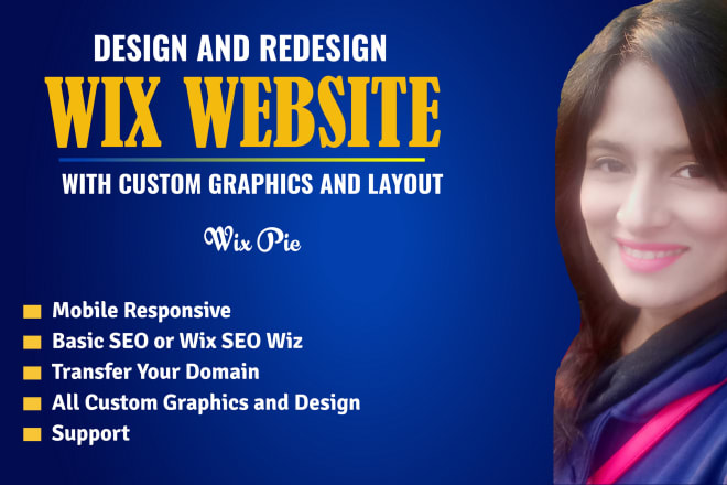 I will design and redesign professional business wix website