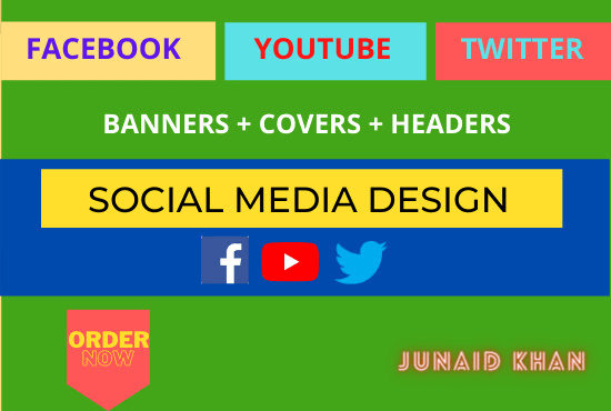 I will design banner, cover or post for youtube, facebook, insta