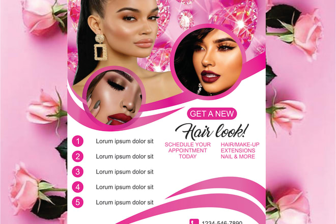 I will design beauty spa a and salon flyer for your business