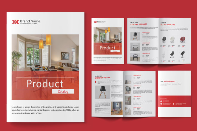 I will design brochure, magazine, flyer, product catalog design